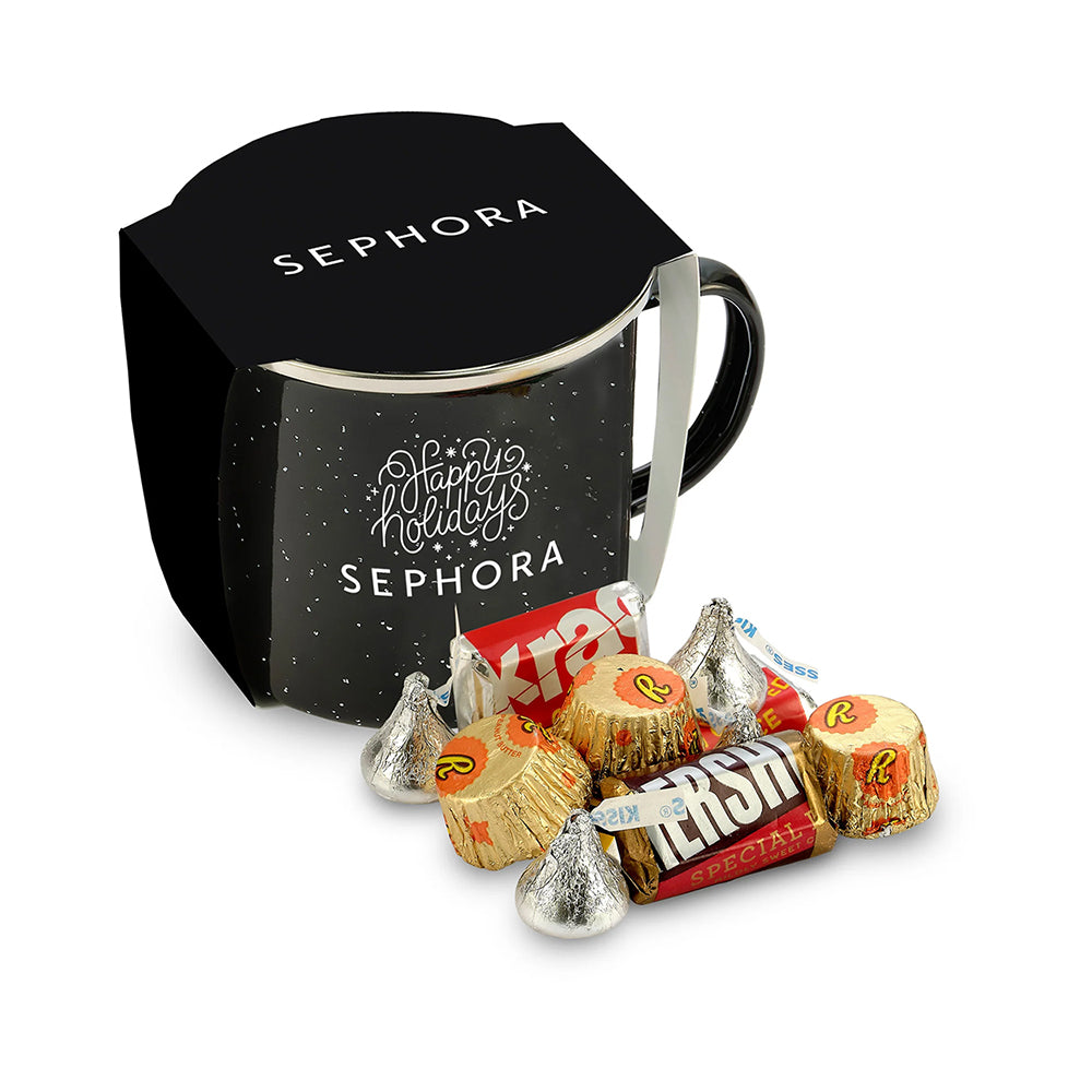 16 Oz Speckled Camping Mug Gift Sets W/ Sleeve