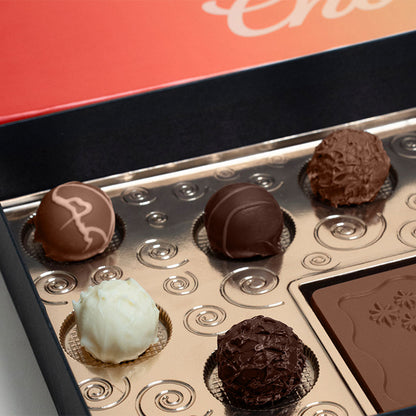 13-Piece Truffle Gift Box With Premium Lindt Truffles