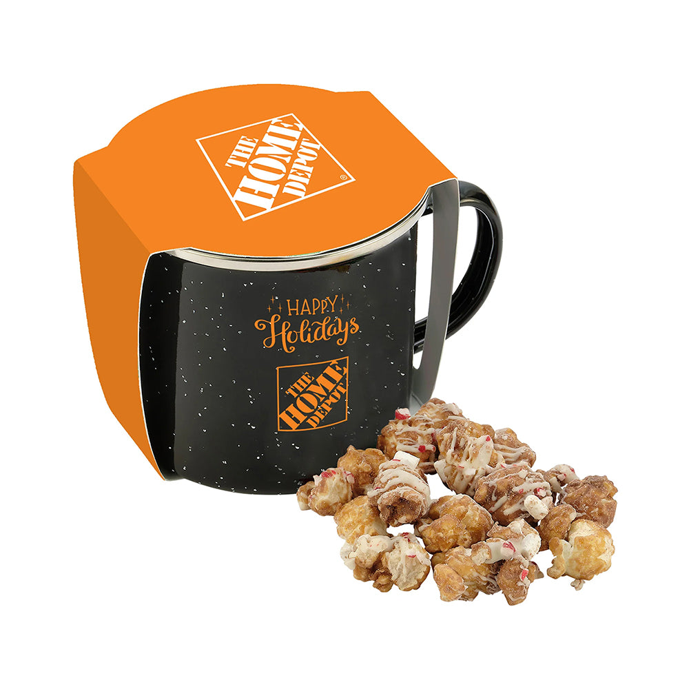 16 Oz Speckled Camping Mug Gift Sets W/ Sleeve