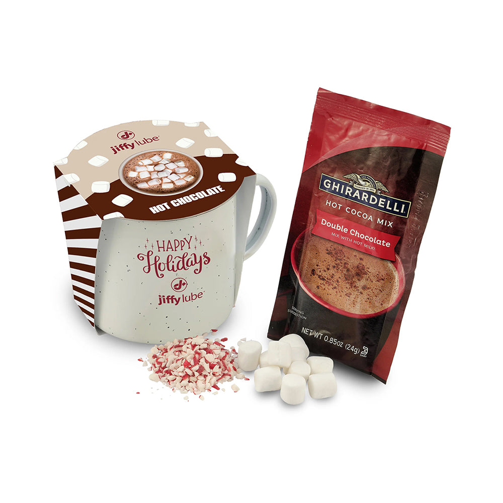 16 Oz Speckled Camping Mug Gift Sets W/ Sleeve