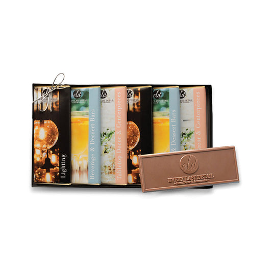 6-Pack Engraved Chocolate Bar Gift Set