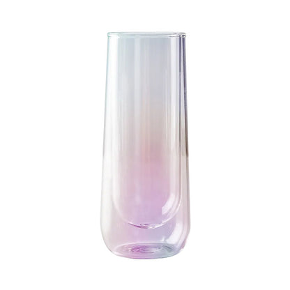 Asobu Iridescent Stemless Champagne Flute