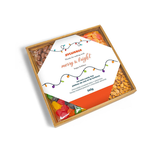 Classic Indulgence Wooden Gift Tray