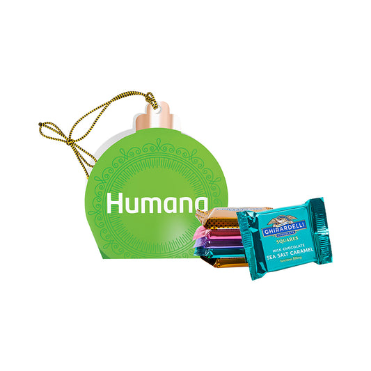Jingle Treats Ornament-Ghirardelli Squares