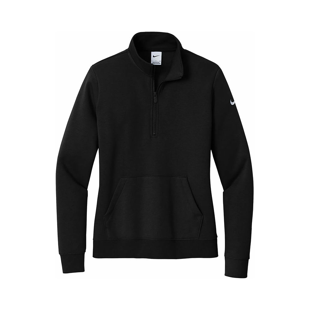 Nike Women's Club Fleece Sleeve Swoosh 1/2 Zip