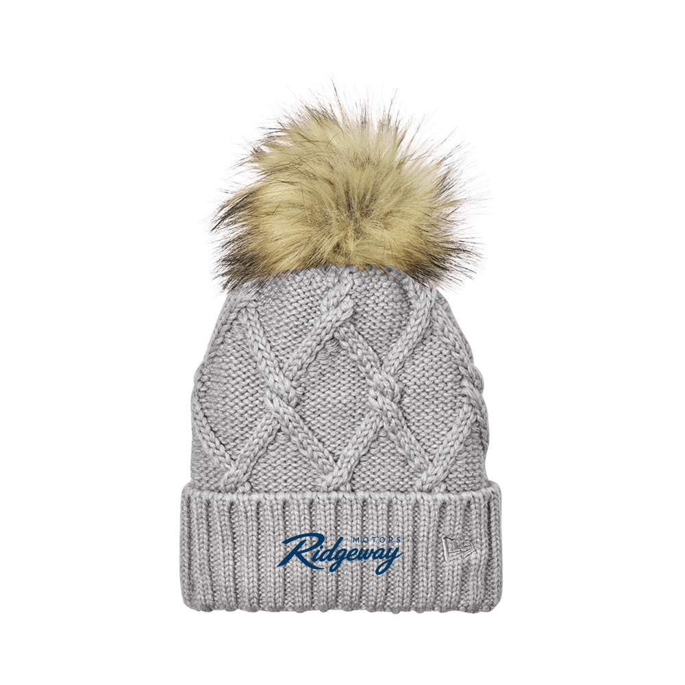 New Era® Faux Fur Pom Pom Beanie