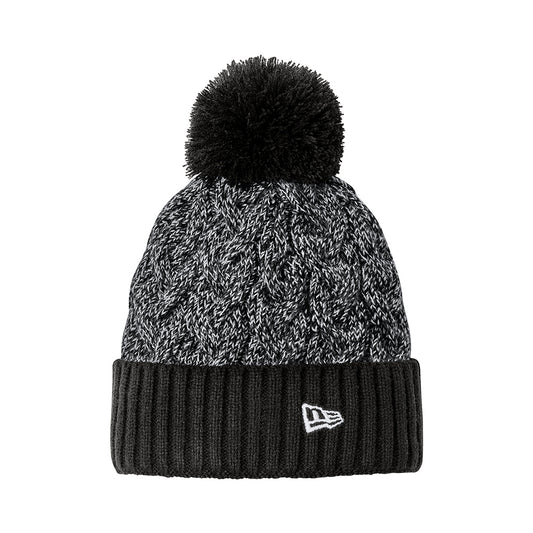 New Era® Marled Knit Pom Pom Beanie