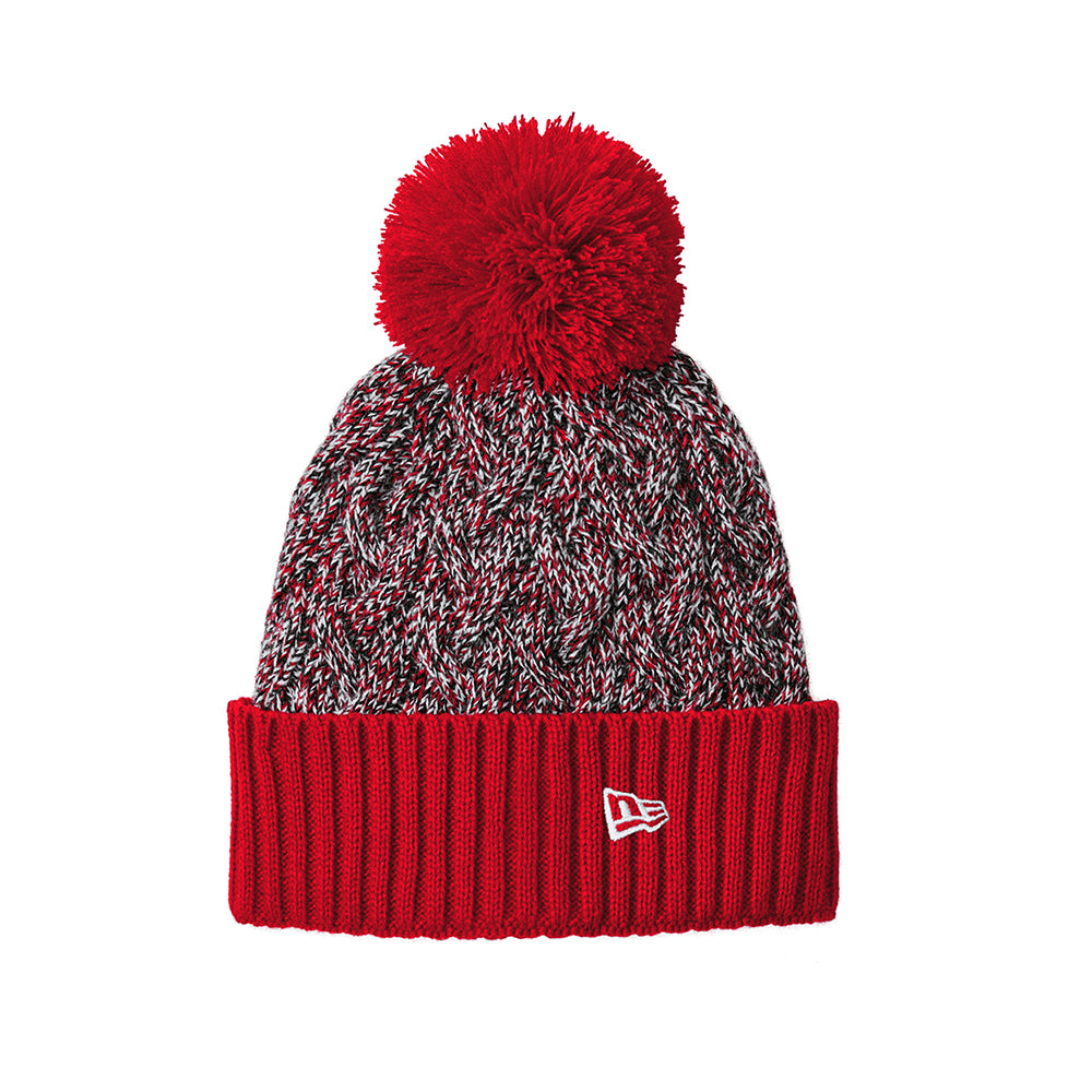 New Era® Marled Knit Pom Pom Beanie