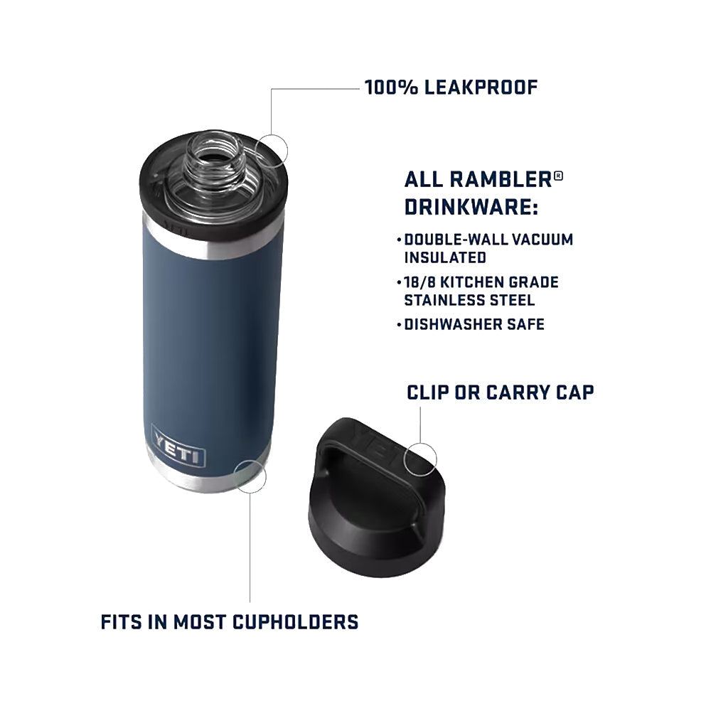 YETI Rambler Bottle with Chug Cap - 18 Oz.