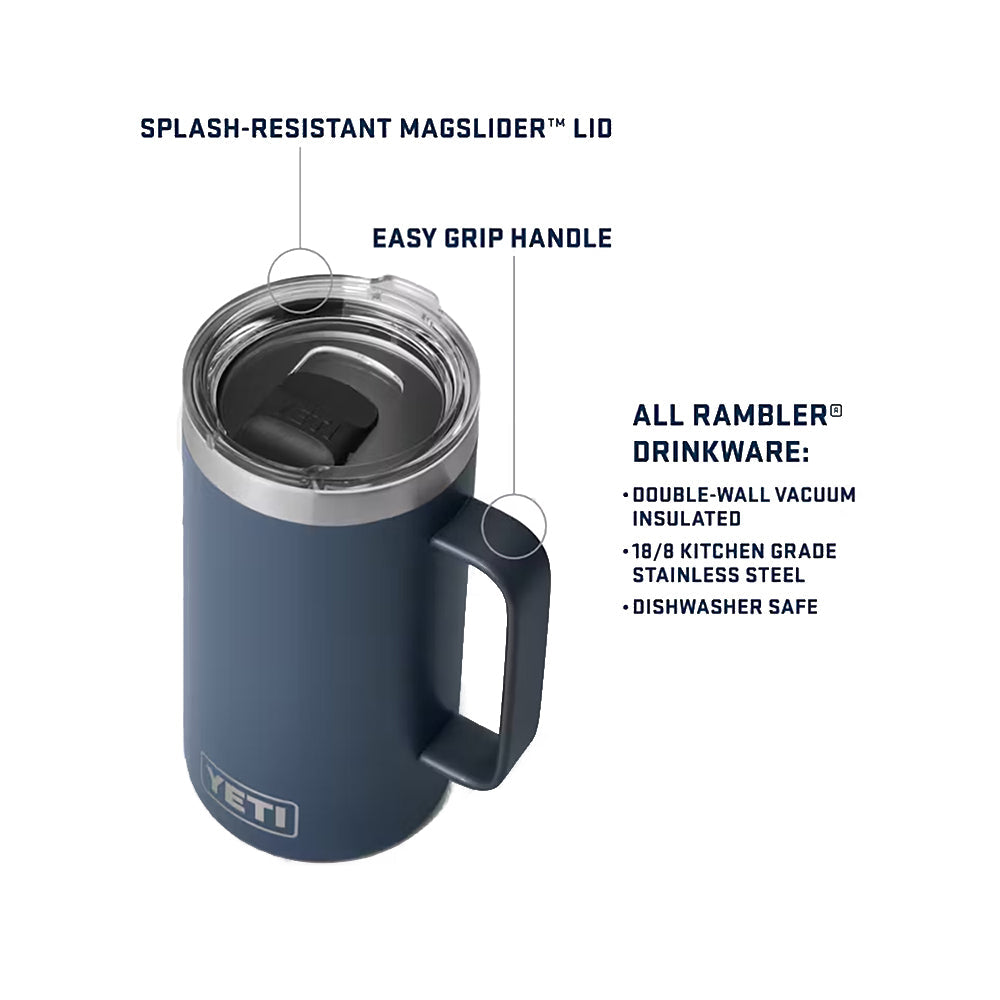 YETI Rambler Mug with Lid - 24 Oz.