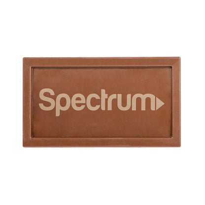 Rectangle Etched Milk Chocolate Bar - Greeting Card Box