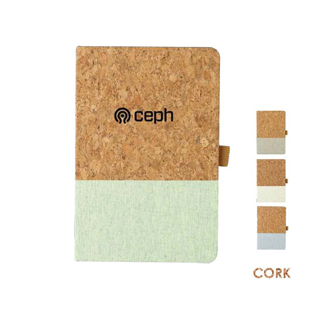 Cork and Linen Notebook